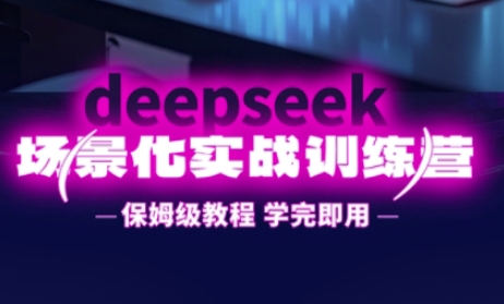 DeepSeek场景化实战训练营，保姆级教程，学完即用，手把手教你用DeepSeek提升效率-掘金阁